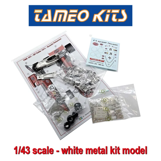 Modelli 1/43 Kit Formula Uno e Assemblati - Tameo Kits